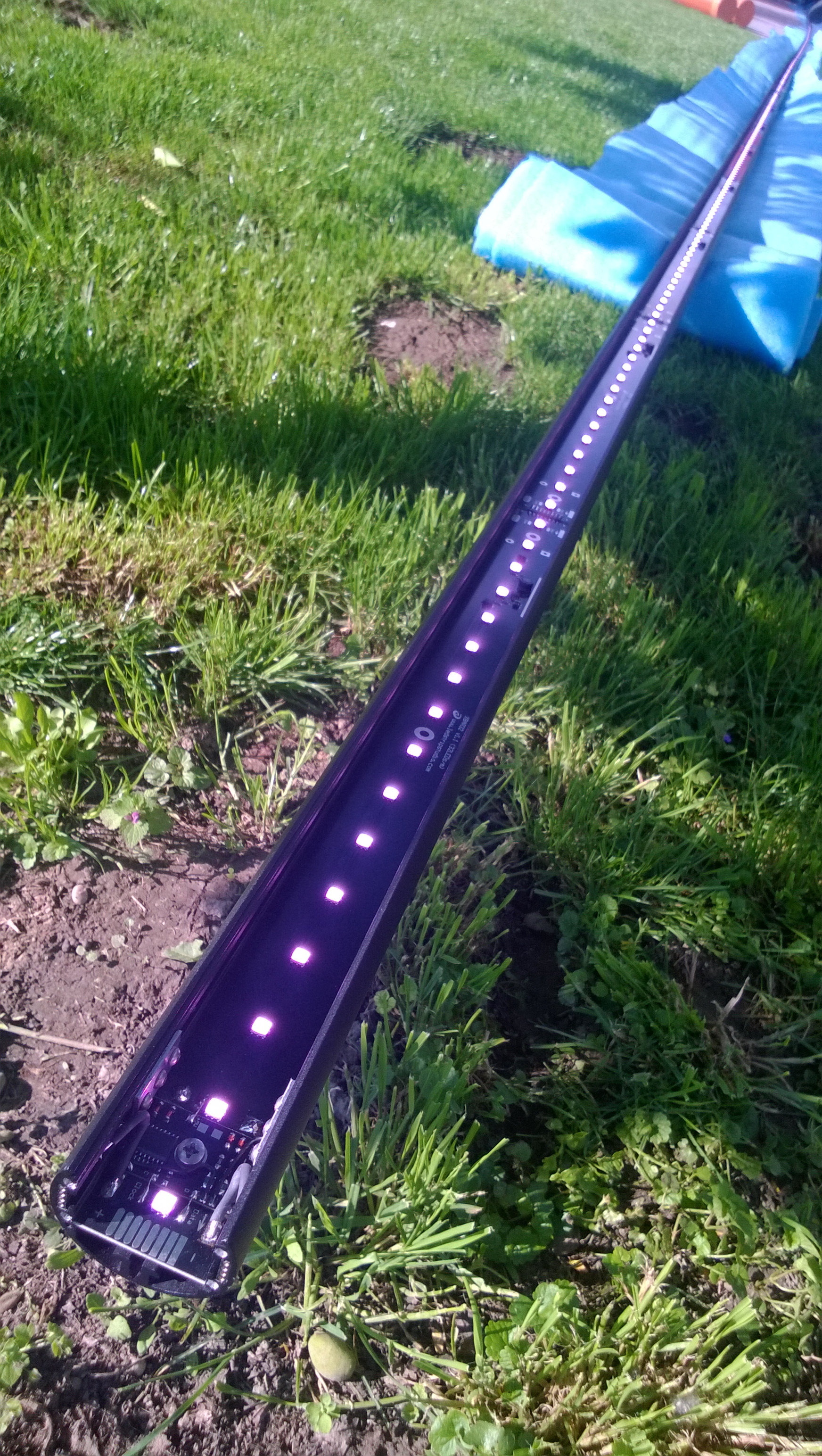 Pixel LED tube test