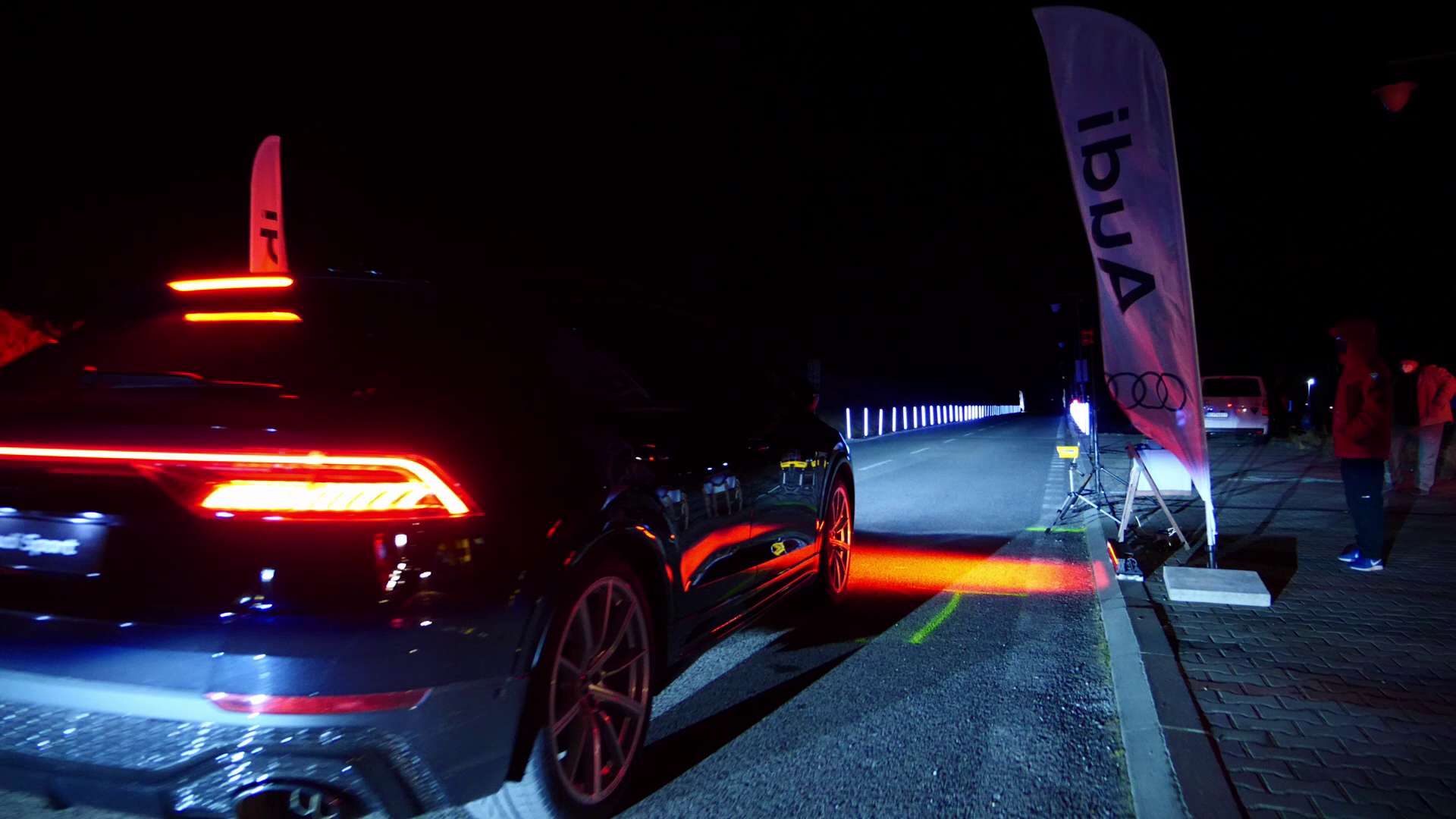 Electric Audi Race Track – LED Bar Runway with Infrared Trigger