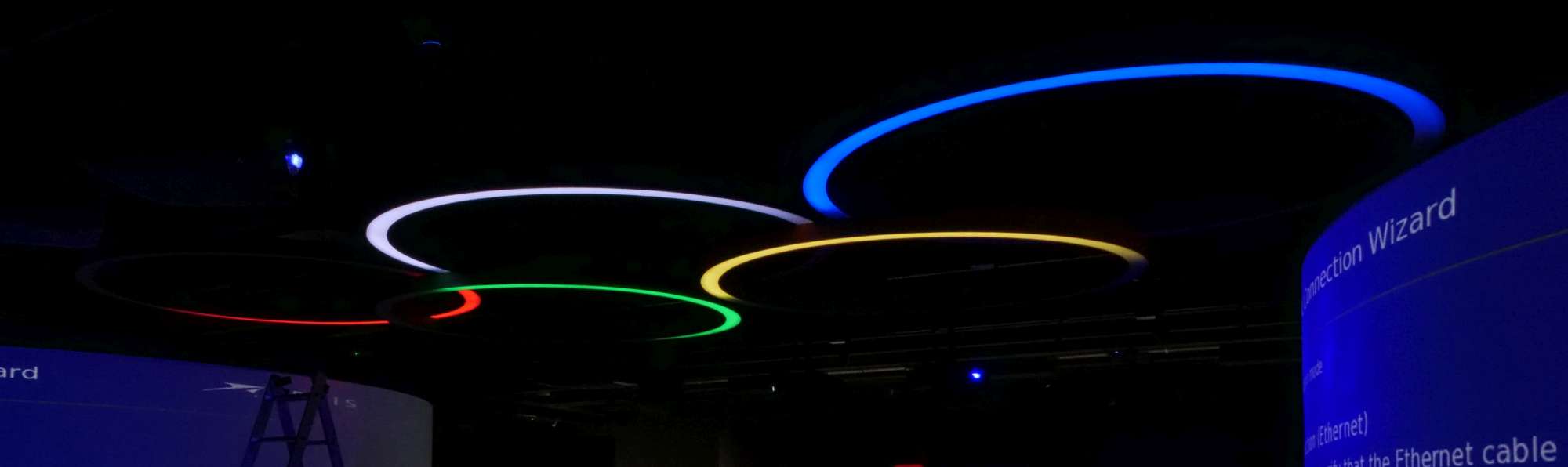 Olympic Rings LED Installation – Slovak Olympic Museum Bratislava