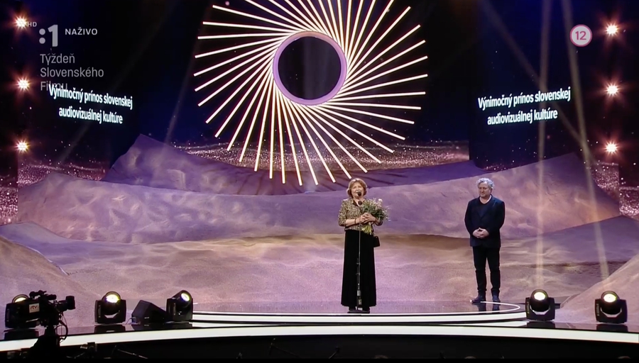 Slovak movie awards stage