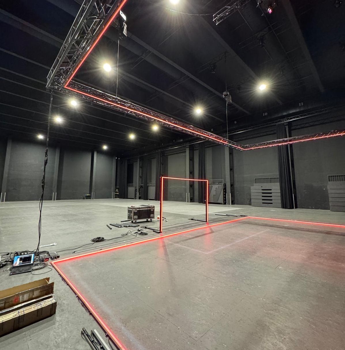ProfiLED bars installed in the scene