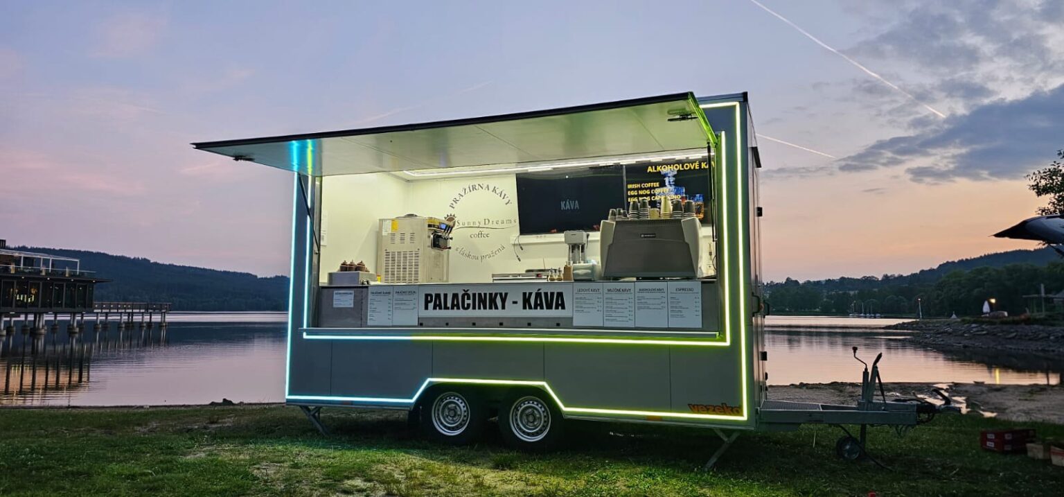 Pancake Food Truck – COB LED Pixel Installation on a Mobile Caravan