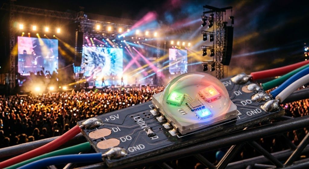Control IC integrated inside LED
