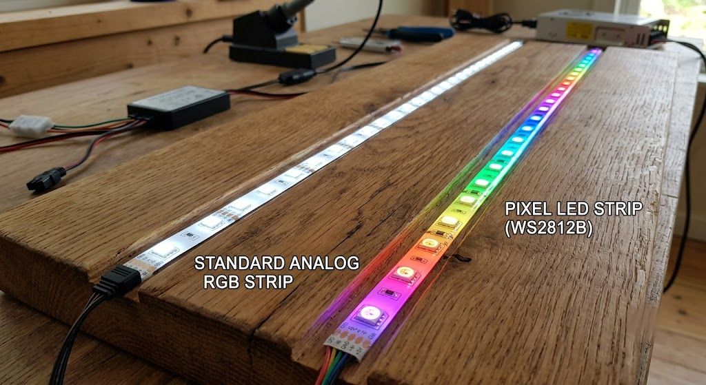 Pixel LED Strip vs Analog LED Strip