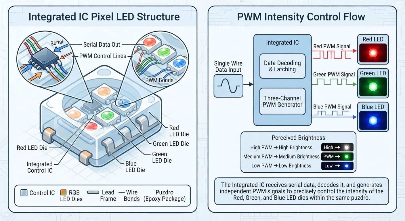 PWM inside RGB LED