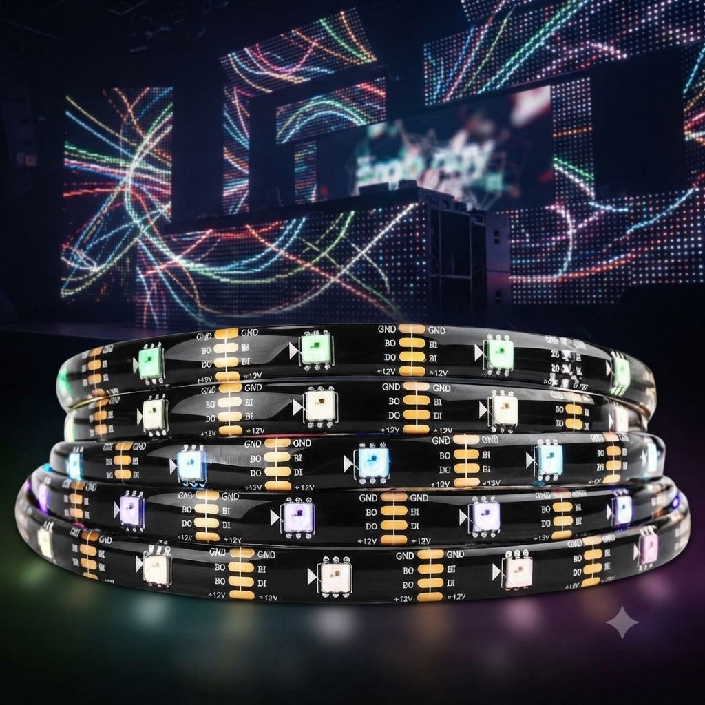 The small dot inside the LED package is actually the IC