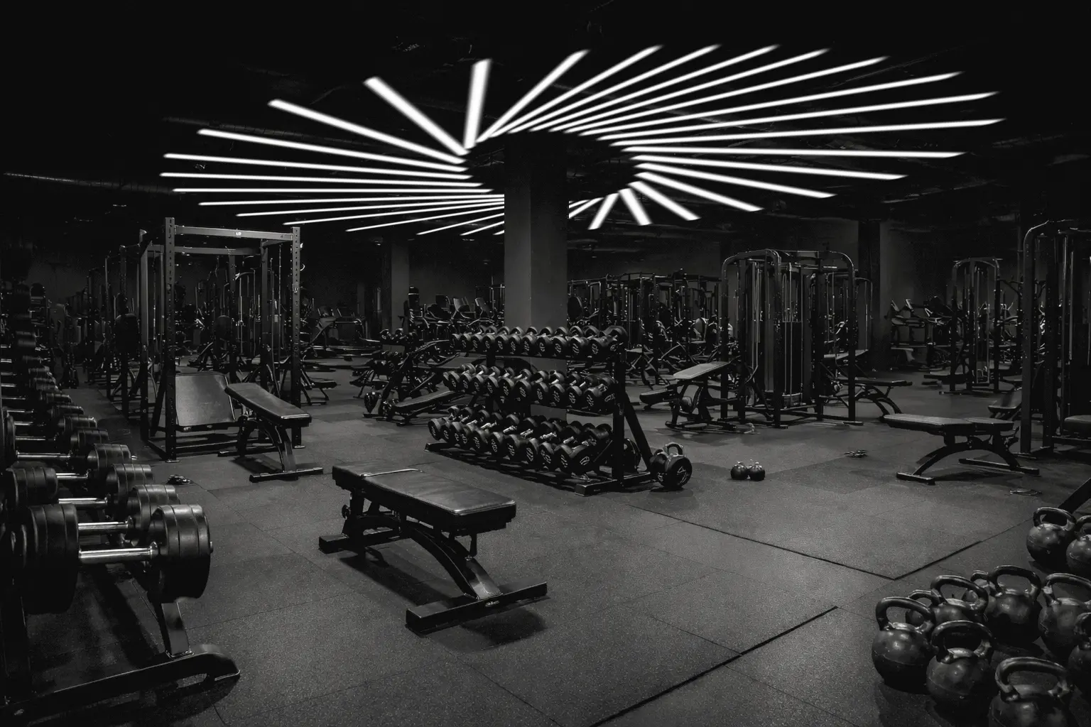 Gym lighting visualization